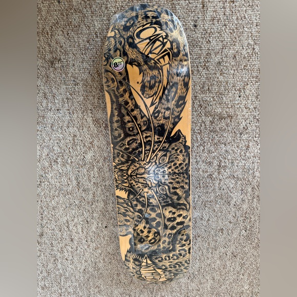 Anti-Hero Skateboards Other - John Cardiel Anti-Hero Big Cat Skateboard Deck 87 of 100 w/ Stickers